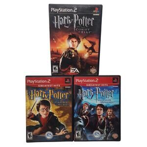 Playstation 2 Harry Potter Lot Of 3 CIB Sony 2004-2009 Pre-owned